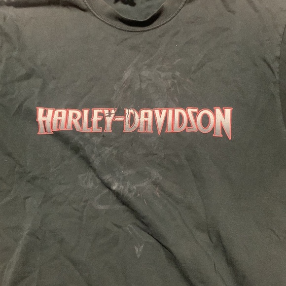 Vintage Harley Davidson T Shirt Faded - Picture 2 of 4